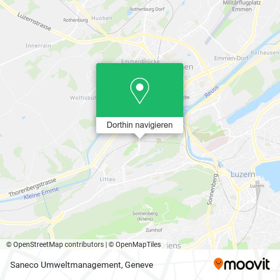 Saneco Umweltmanagement Karte