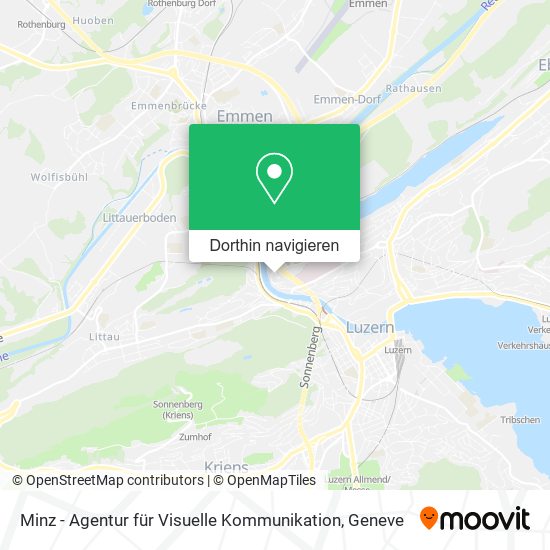 Minz - Agentur für Visuelle Kommunikation Karte
