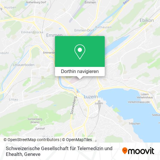 Schweizerische Gesellschaft für Telemedizin und Ehealth Karte