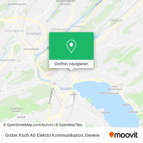 Grüter Koch AG Elektro Kommunikation Karte