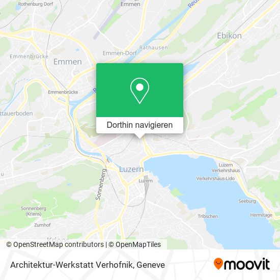 Architektur-Werkstatt Verhofnik Karte