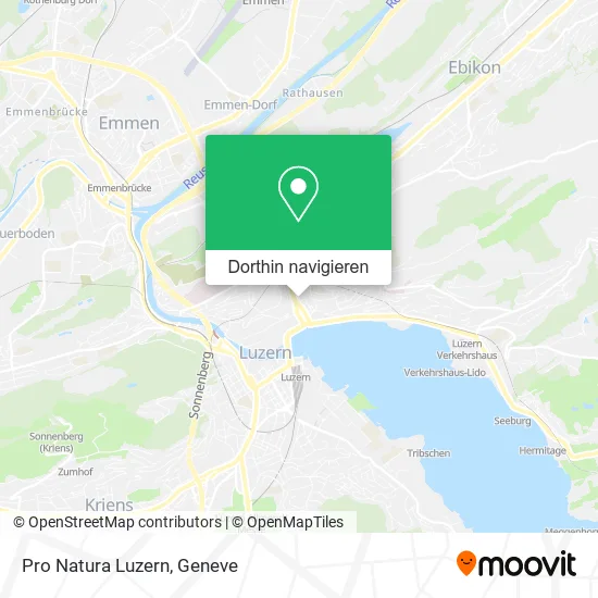 Pro Natura Luzern Karte