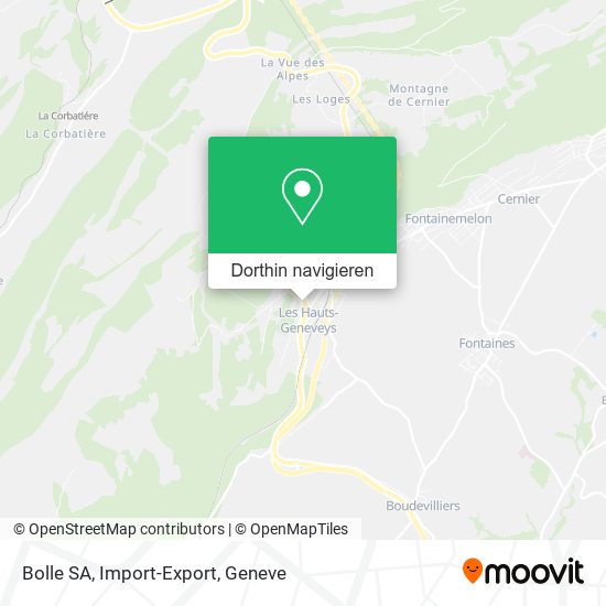 Bolle SA, Import-Export Karte