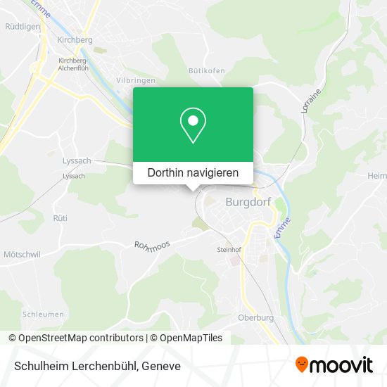 Schulheim Lerchenbühl Karte