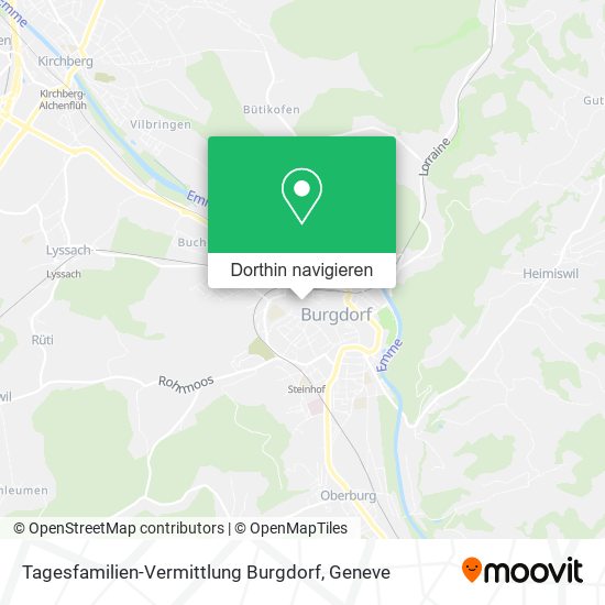 Tagesfamilien-Vermittlung Burgdorf Karte