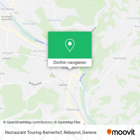 Restaurant Touring-Bernerhof, Rebeyrol Karte