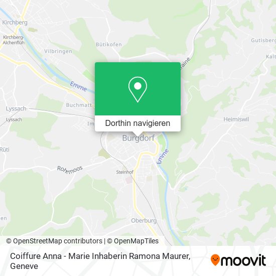 Coiffure Anna - Marie Inhaberin Ramona Maurer Karte