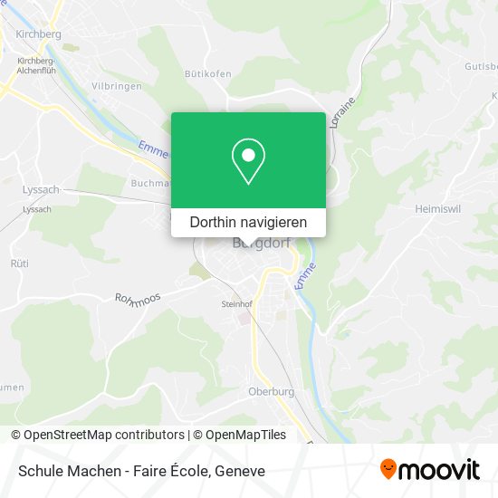 Schule Machen - Faire École Karte