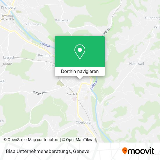 Bisa Unternehmensberatungs Karte