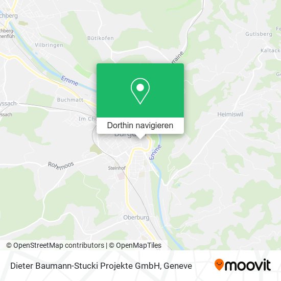 Dieter Baumann-Stucki Projekte GmbH Karte