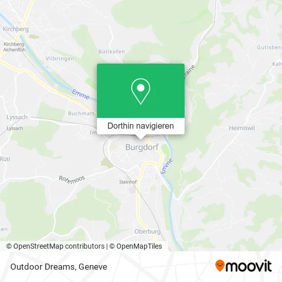 Outdoor Dreams Karte