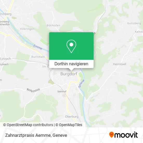 Zahnarztpraxis Aemme Karte