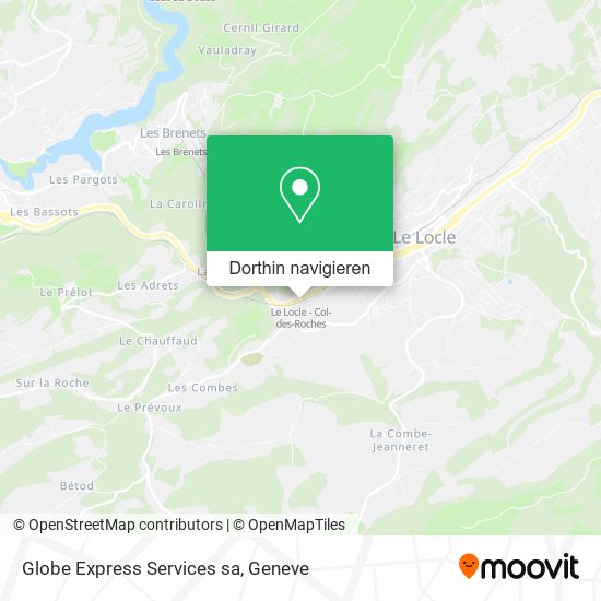 Globe Express Services sa Karte