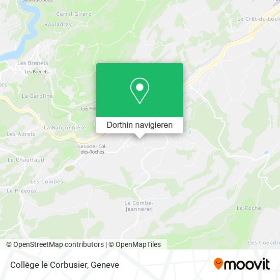 Collège le Corbusier Karte