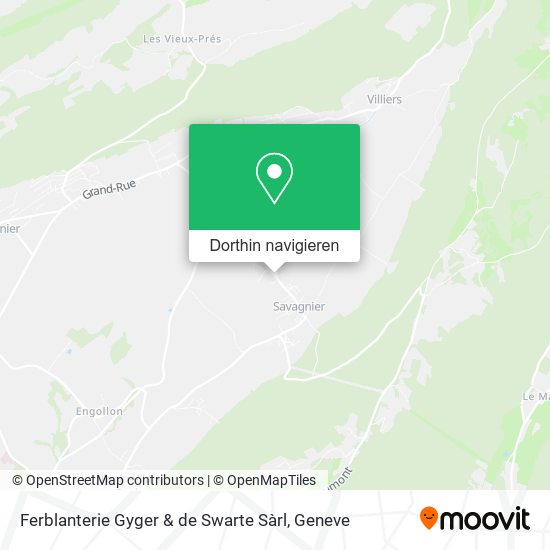 Ferblanterie Gyger & de Swarte Sàrl Karte