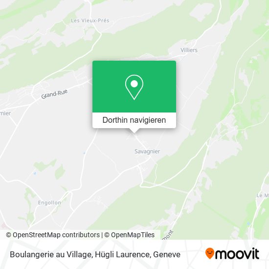 Boulangerie au Village, Hügli Laurence Karte