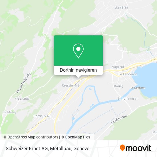 Schweizer Ernst AG, Metallbau Karte