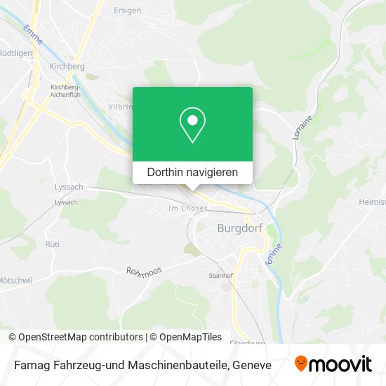 Famag Fahrzeug-und Maschinenbauteile Karte