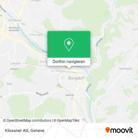 Klossner AG Karte