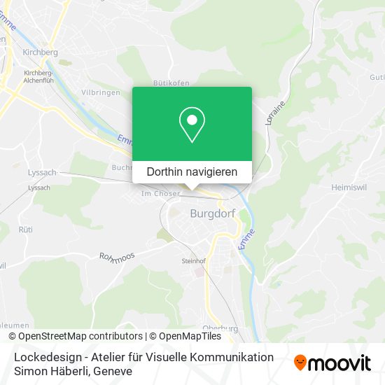 Lockedesign - Atelier für Visuelle Kommunikation Simon Häberli Karte