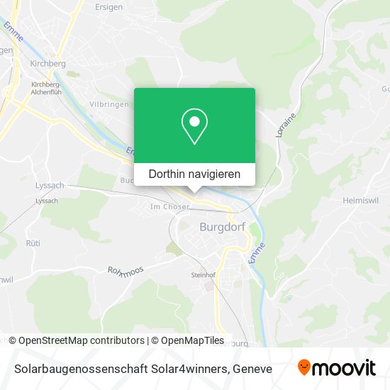 Solarbaugenossenschaft Solar4winners Karte