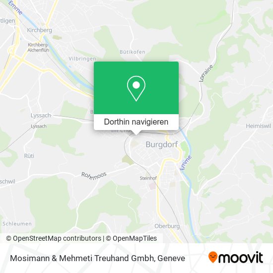 Mosimann & Mehmeti Treuhand Gmbh Karte