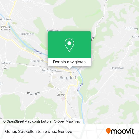 Günes Sockelleisten Swiss Karte