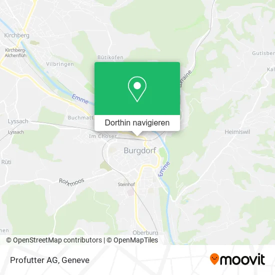 Profutter AG Karte