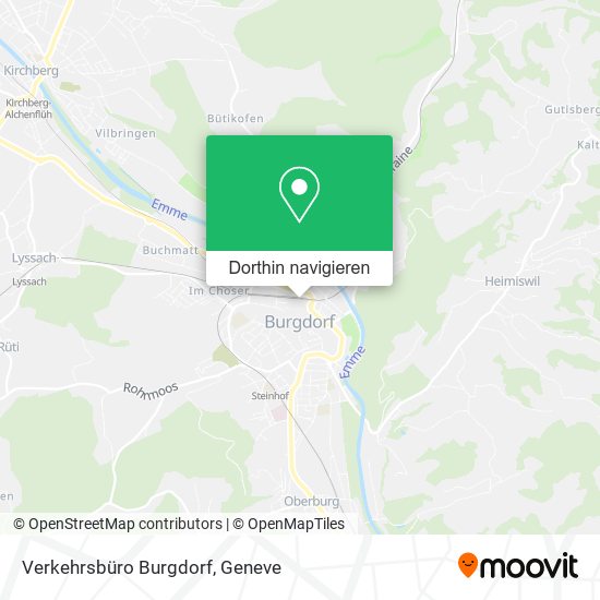 Verkehrsbüro Burgdorf Karte