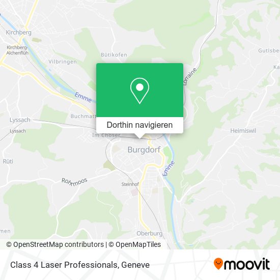 Class 4 Laser Professionals Karte
