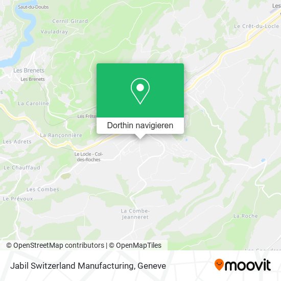 Jabil Switzerland Manufacturing Karte