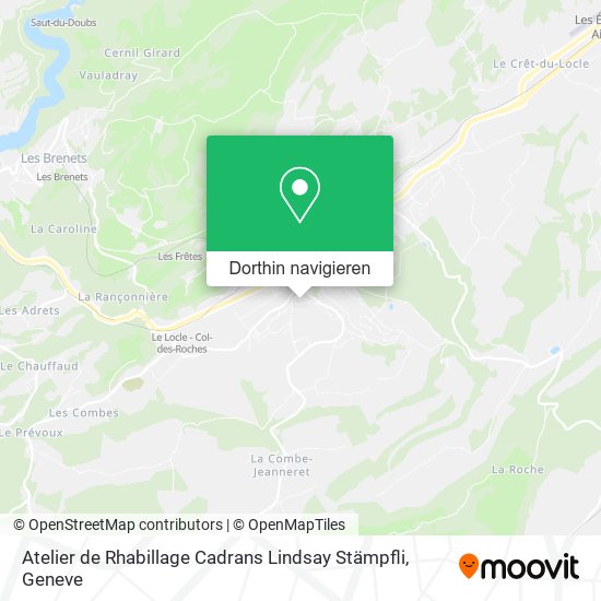 Atelier de Rhabillage Cadrans Lindsay Stämpfli Karte
