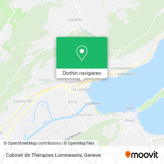 Cabinet de Thérapies Luminesens Karte
