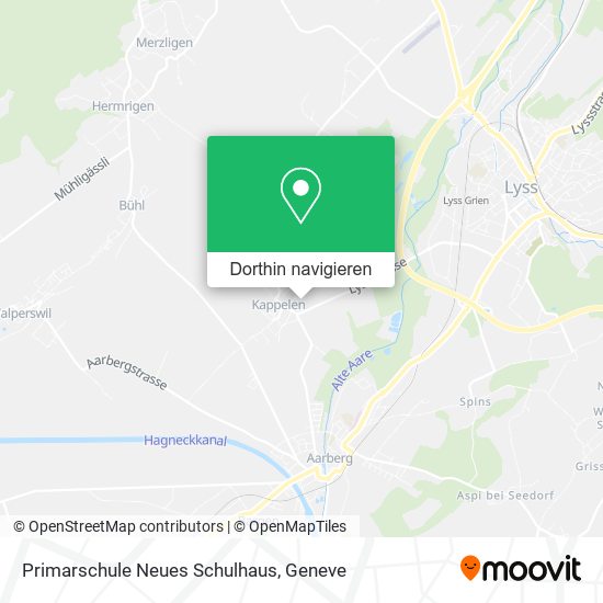 Primarschule Neues Schulhaus Karte