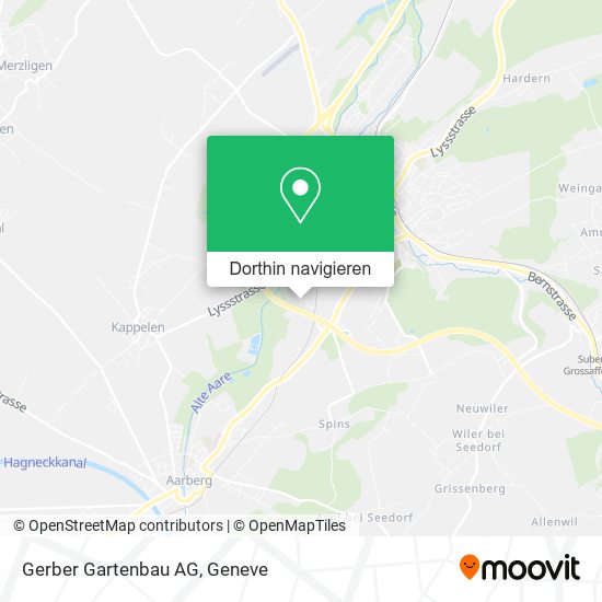 Gerber Gartenbau AG Karte