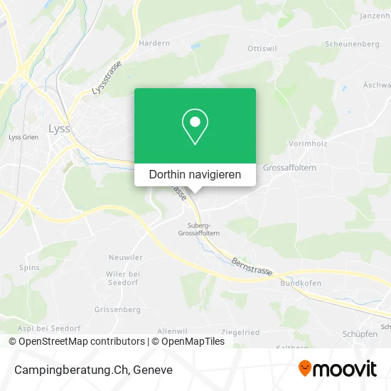 Campingberatung.Ch Karte