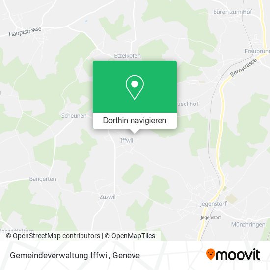 Gemeindeverwaltung Iffwil Karte