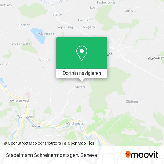 Stadelmann Schreinermontagen Karte
