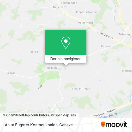 Anita Eugster Kosmetiksalon Karte