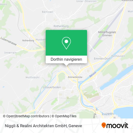 Niggli & Realini Architekten GmbH Karte