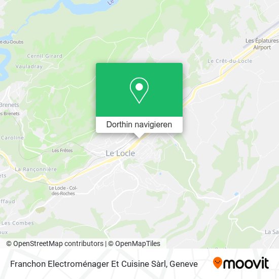 Franchon Electroménager Et Cuisine Sàrl Karte