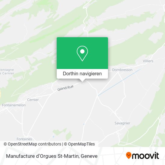 Manufacture d'Orgues St-Martin Karte