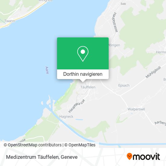 Medizentrum Täuffelen Karte