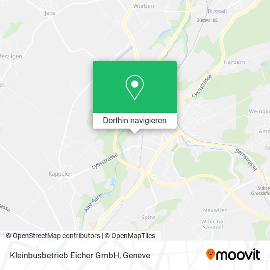 Kleinbusbetrieb Eicher GmbH Karte