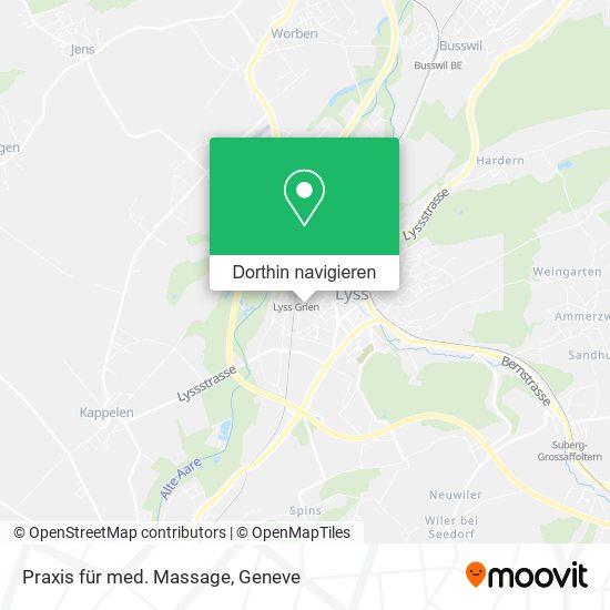 Praxis für med. Massage Karte
