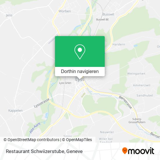 Restaurant Schwiizerstube Karte