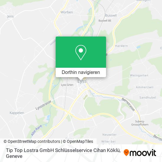 Tip Top Lostra GmbH Schlüsselservice Cihan Köklü Karte
