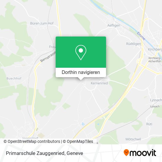 Primarschule Zauggenried Karte