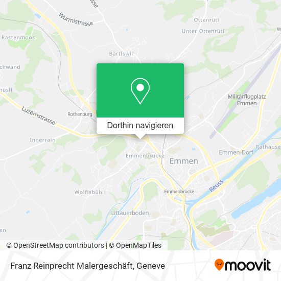 Franz Reinprecht Malergeschäft Karte