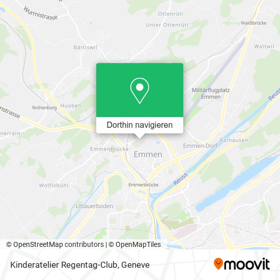 Kinderatelier Regentag-Club Karte